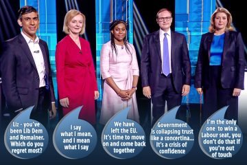 Raging Rishi calls PM rivals 'more socialist than Corbyn' in furious TV clash