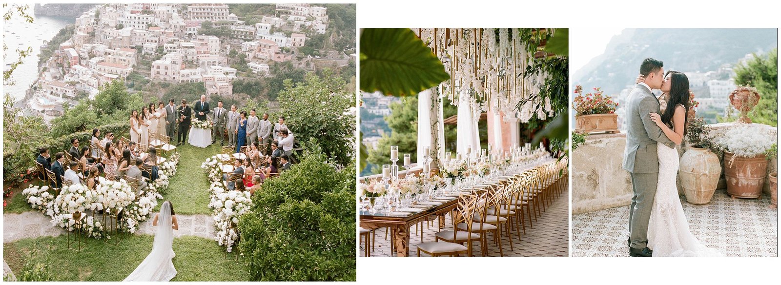 A Picturesque Cliffside Wedding in Positano, Italy