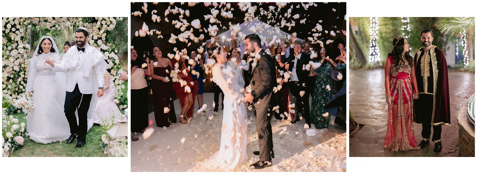 A Romantic Intimate Wedding and Extravagant Henna Reception in Los Angeles