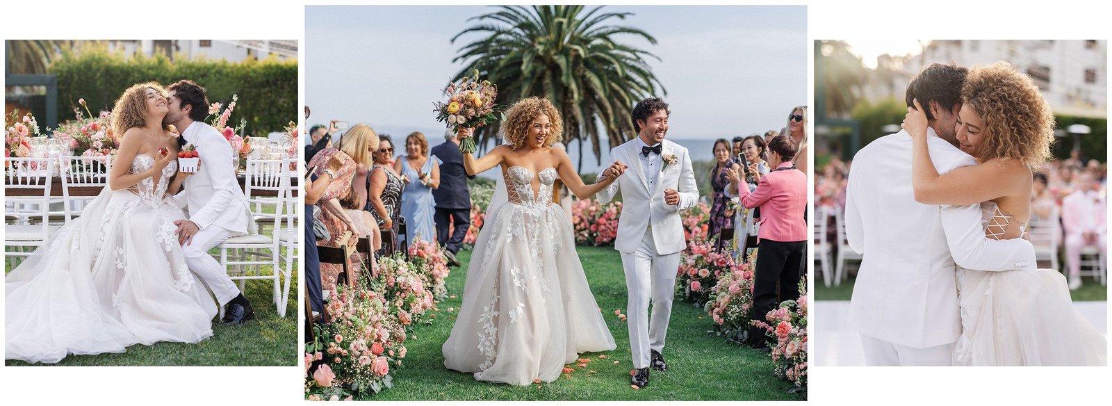 Exclusive: Marielle Scott & Ryan Bergara's Colorful Santa Barbara Wedding