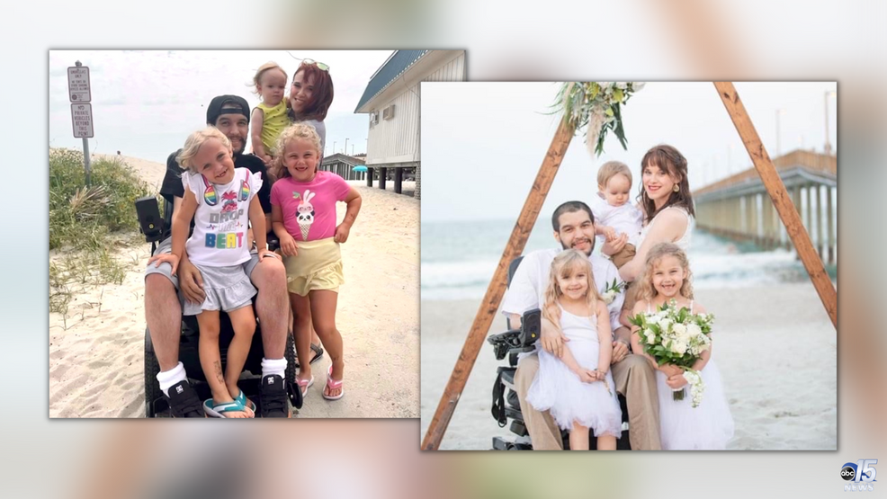 Ohio man returns to Myrtle Beach with family after fulfilling dying wish for dream wedding